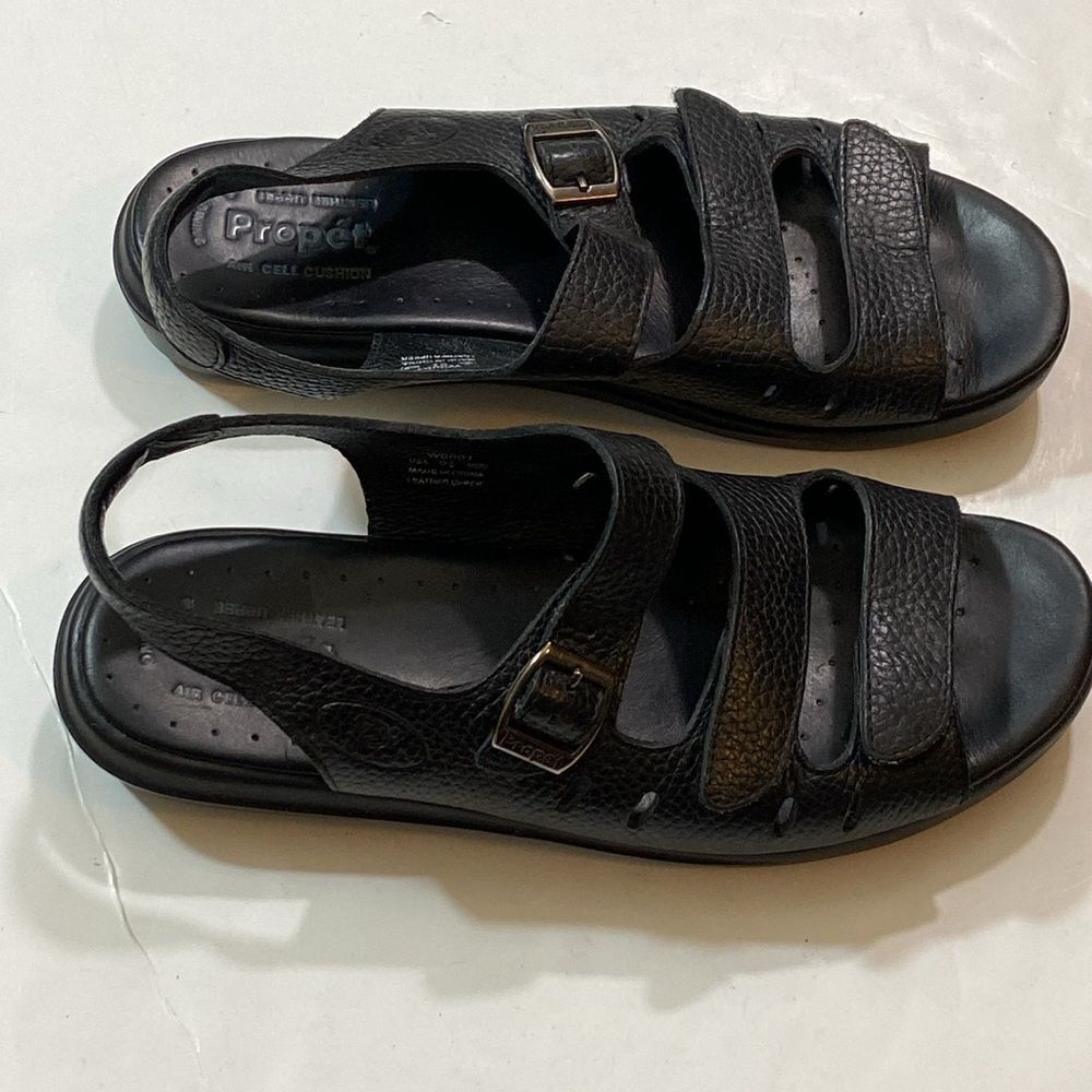Propet Air Cell Cushion Breeze Leather Upper Women’s Shoes Sandals Size 9.5 M(B) - Picture 4 of 16